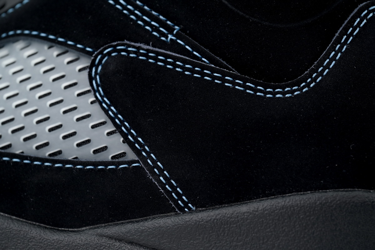 Air Jordan 6 Black Blue Retro Basketball Shoes Men High Top Sneakers OG DD0587-008 