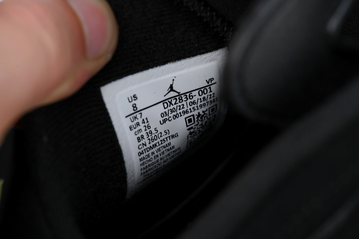 Nike Air Jordan 6 Retro Chrome Black Metallic Silver DX2836-001 