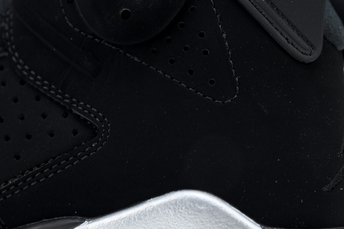 Nike Air Jordan 6 Retro Black Cat Men's Basketball Shoes Black Nubuck High Top Sneakers DX2836-001 