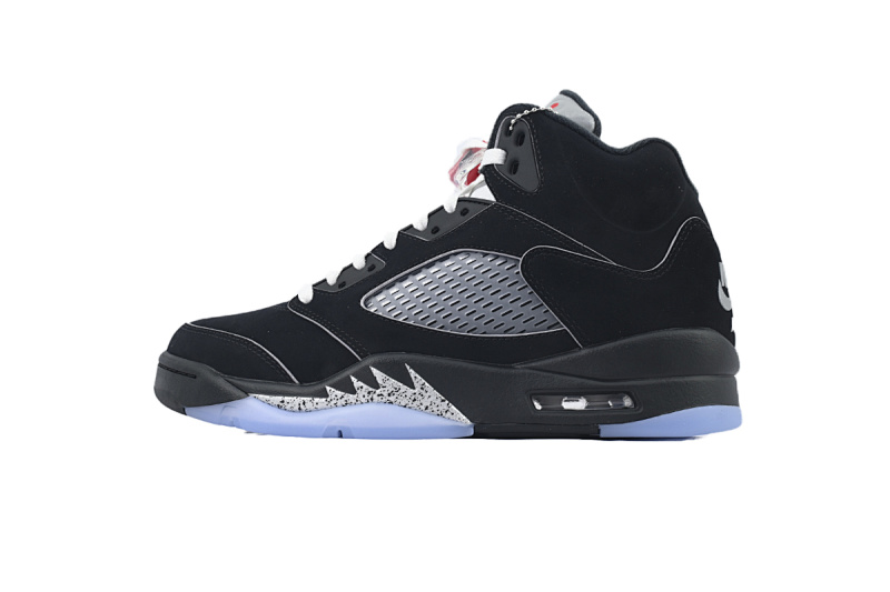 Nike Air Jordan 5 Retro Oreo Black White Speckled Basketball Shoes HF3975-001