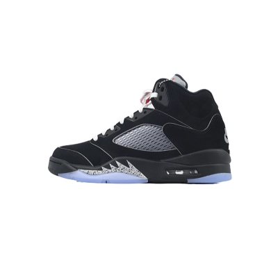 Nike Air Jordan 5 Retro Oreo Black White Speckled Basketball Shoes HF3975-001 01