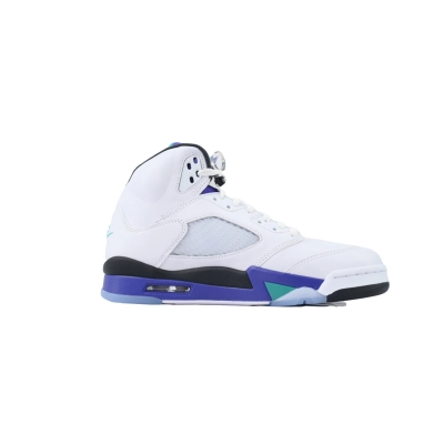 Nike Air Jordan 5 Retro Grape White Purple Teal Basketball Shoes HQ7978-100 02
