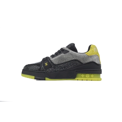 LOUIS VUITTON  Trainer   Black Neon Yellow 01