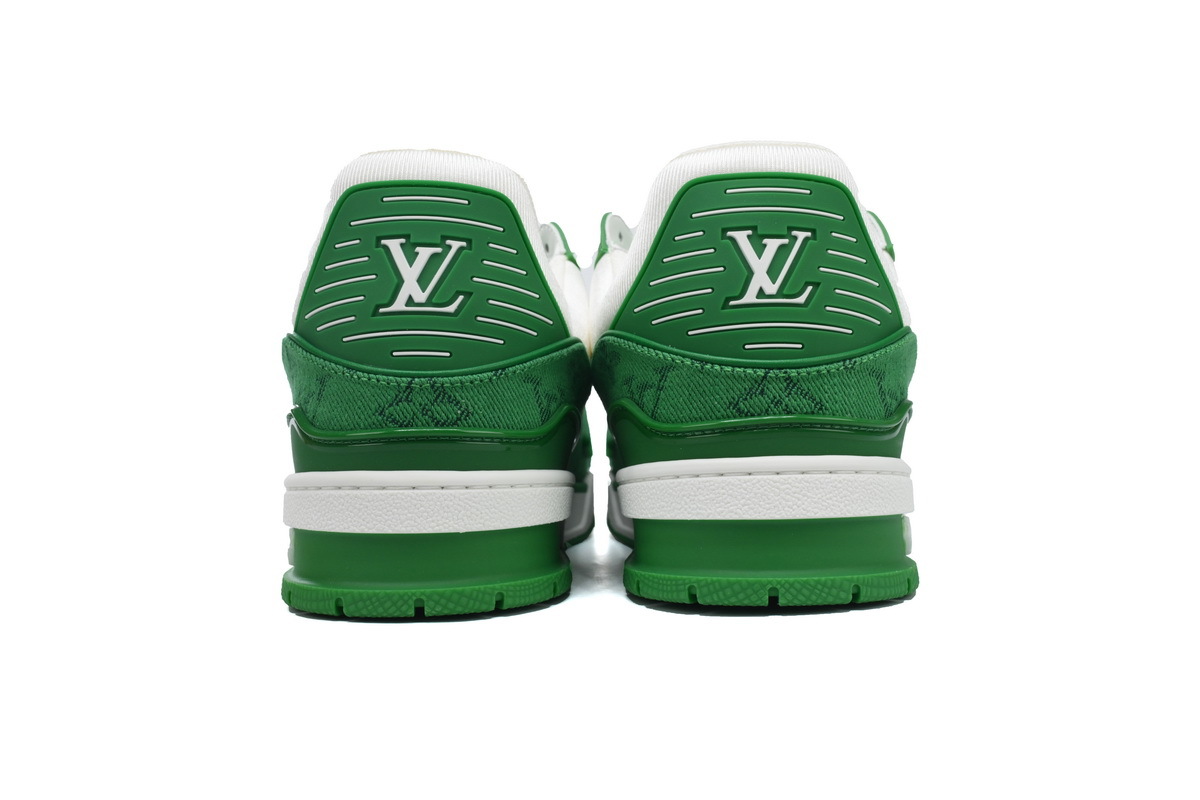 Zapatillas Louis Vuitton verdes y blancas