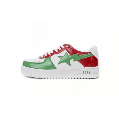 A Bathing Ape Bape Sta Low Red 01
