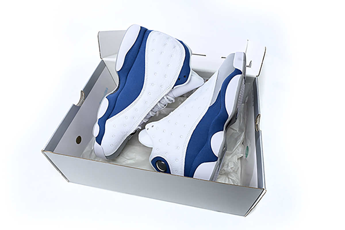 Air Jordan 13 Retro Blanco y Azul