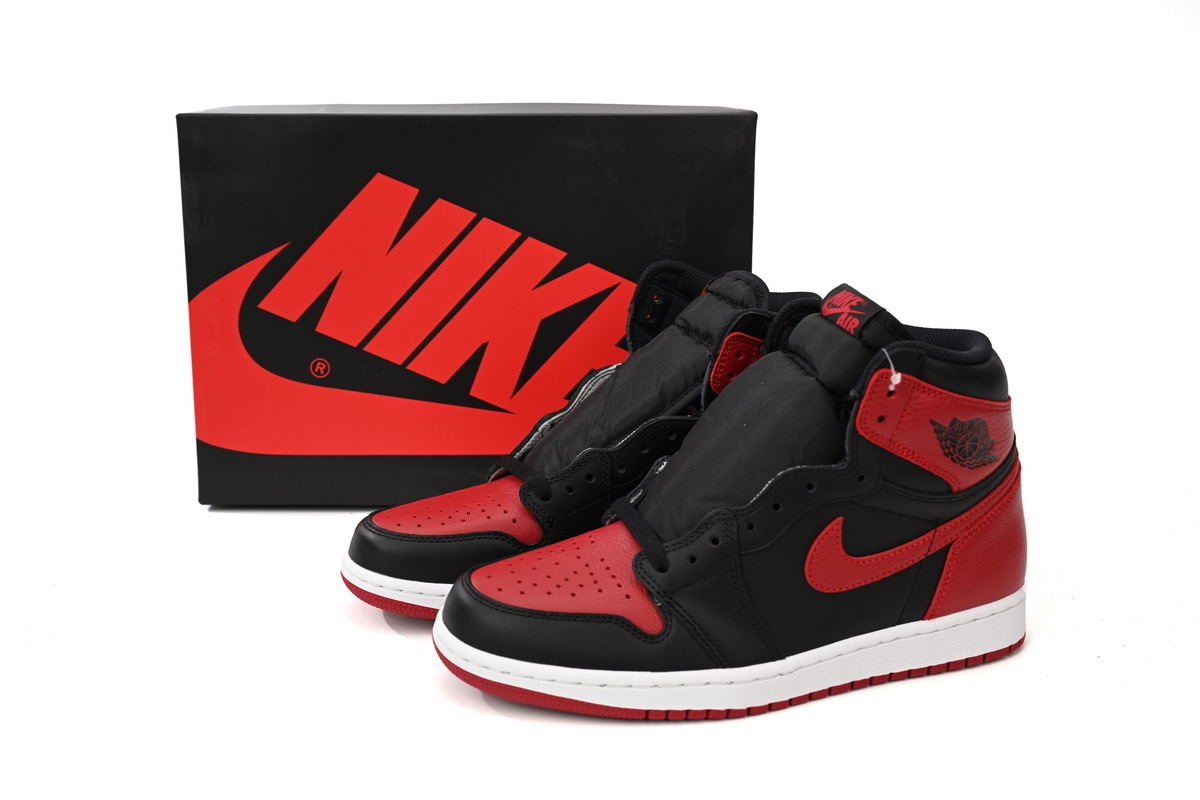 Air Jordan 1 High Negro, Rojo y Blanco 555088-001