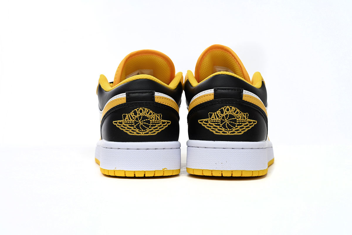 Air Jordan 1 Low Yellow Black White 553560-701