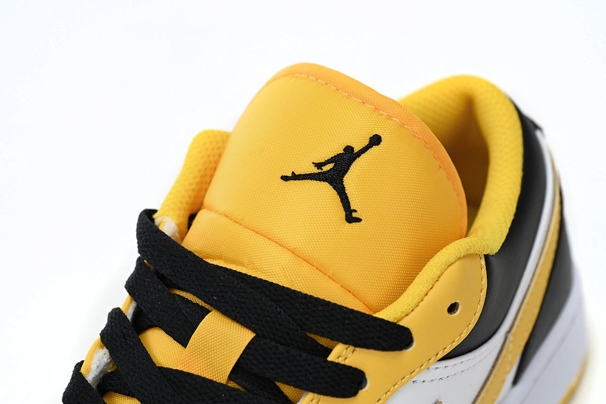 Air Jordan 1 Low Yellow Black White 553560-701