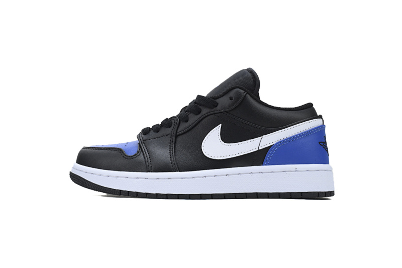 Air Jordan 1 Low Black Royal Blue White 555112-042