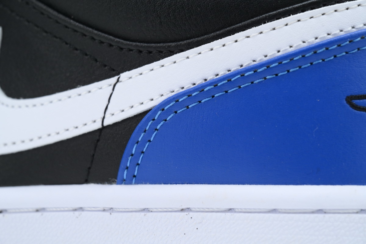 Air Jordan 1 Low Black Royal Blue White 555112-042