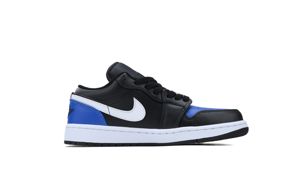 Air Jordan 1 Low Black Royal Blue White 555112-042