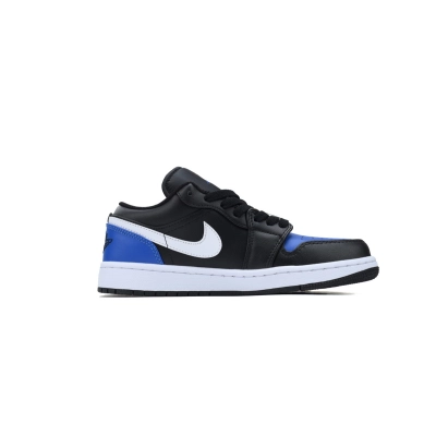Air Jordan 1 Low Black Royal Blue White 555112-042 02