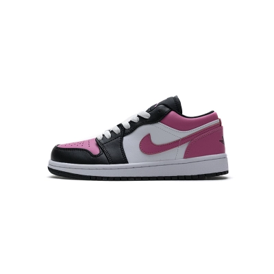 Air Jordan 1 Low Black Pink White 01