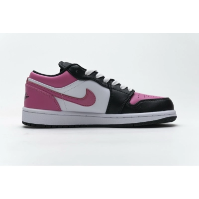 Air Jordan 1 Low Black Pink White 02