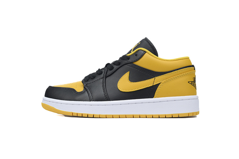 Air Jordan 1 Low Taxi Black Yellow Sneakers