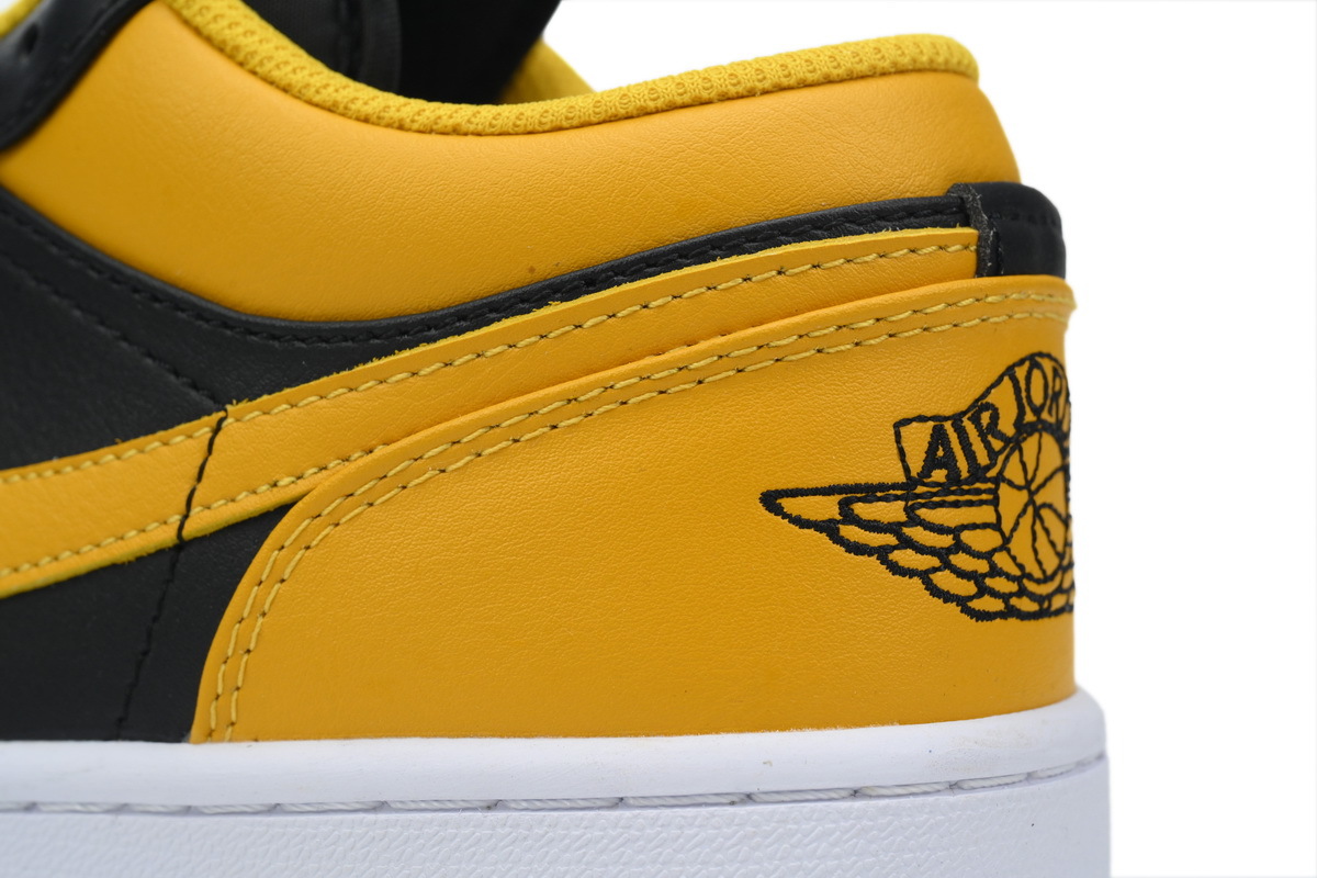 Air Jordan 1 Low Taxi Black Yellow Sneakers