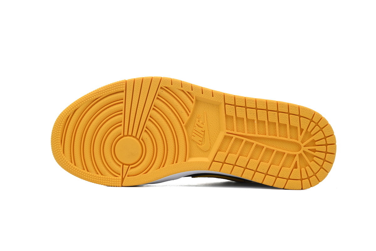Air Jordan 1 Low Taxi Black Yellow Sneakers