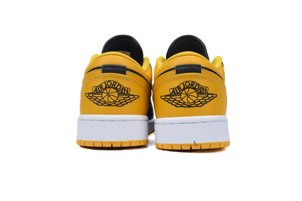 Air Jordan 1 Low Taxi Black Yellow Sneakers
