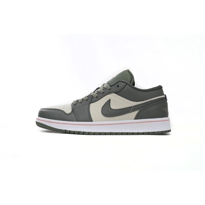 Air Jordan 1 Low Bean Paste Green 01