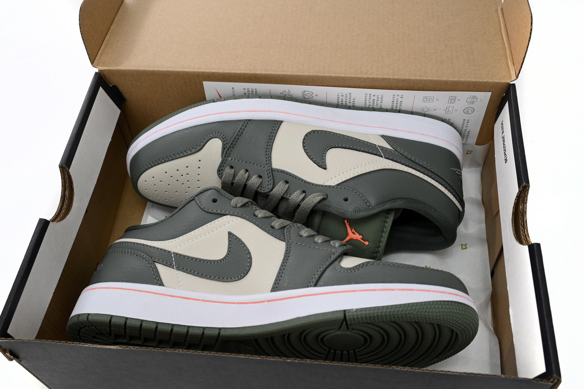 Air Jordan 1 Low Bean Paste Green