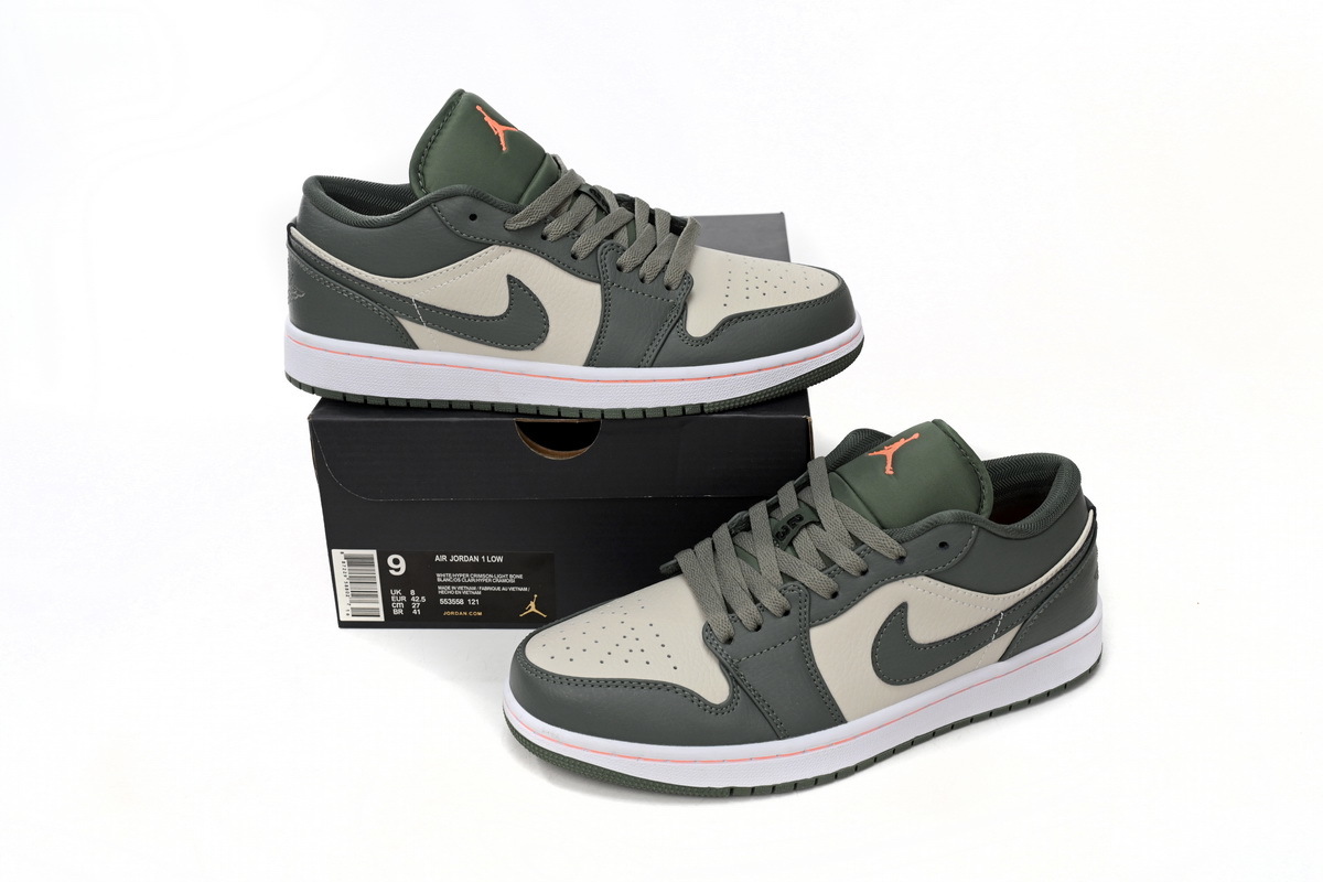 Air Jordan 1 Low Bean Paste Green