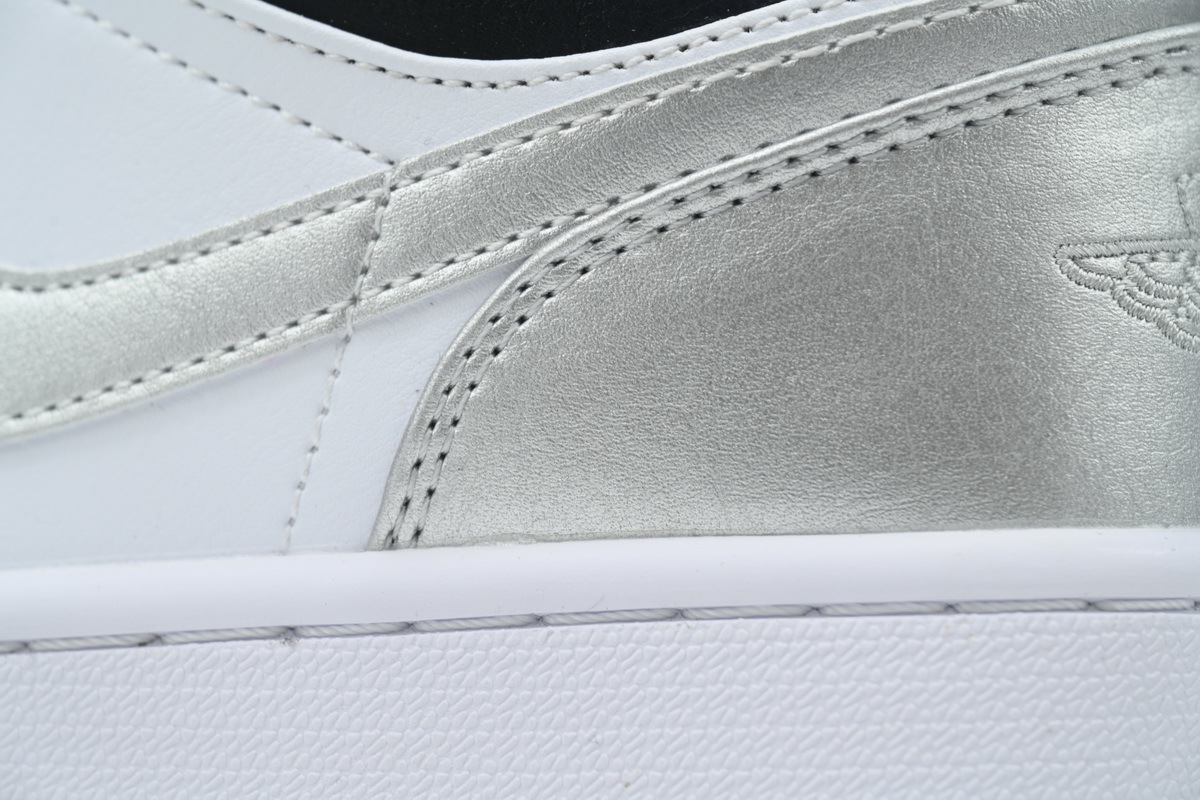 Air Jordan 1 Low Black Silver