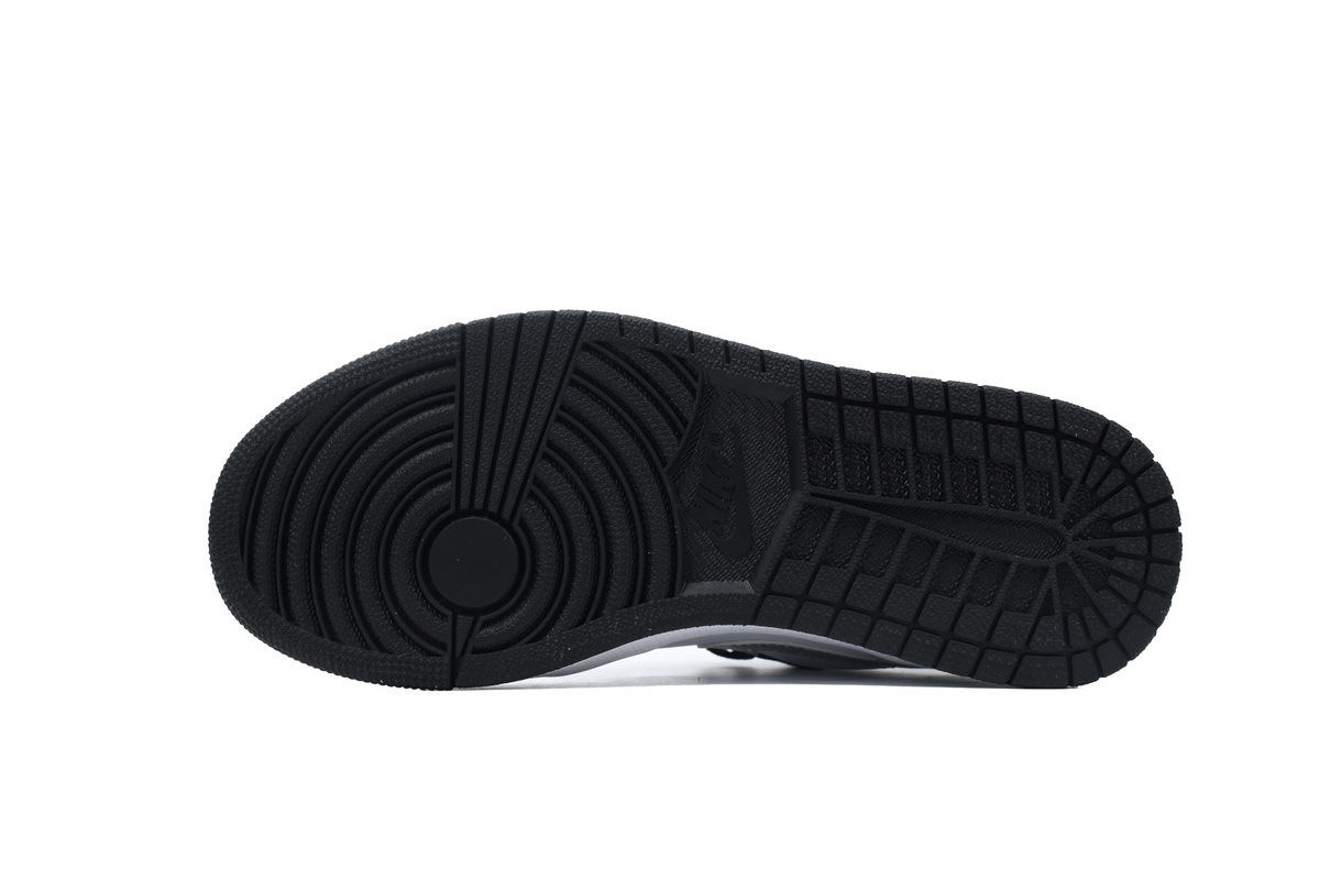 Air Jordan 1 Low Black Silver
