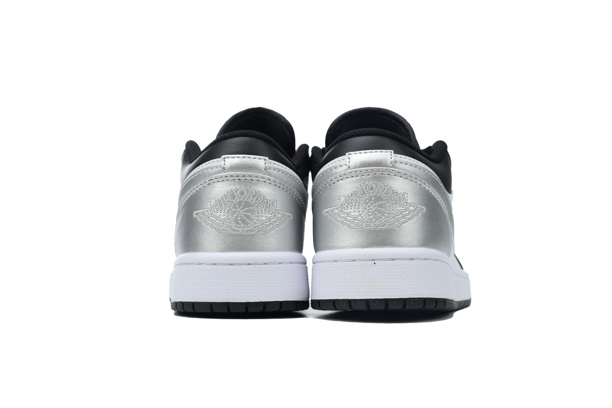Air Jordan 1 Low Black Silver