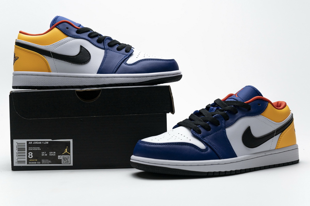 Air Jordan 1 Low Blue Yellow Orange