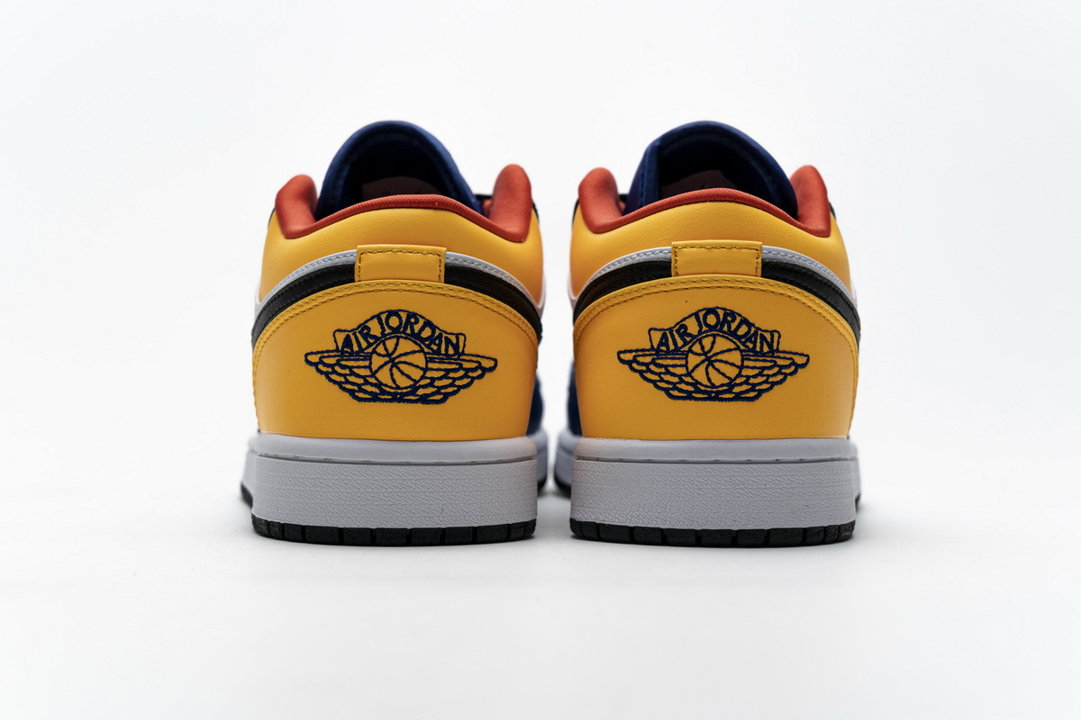 Air Jordan 1 Low Blue Yellow Orange