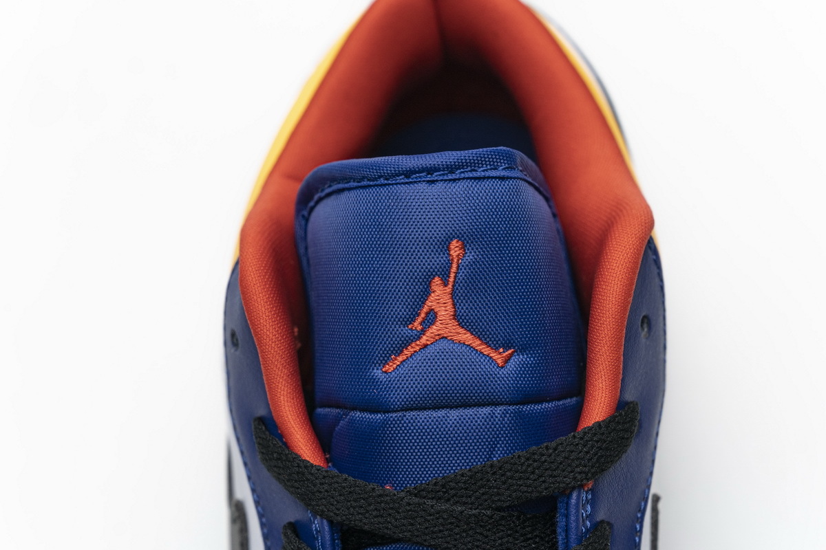 Air Jordan 1 Low Blue Yellow Orange