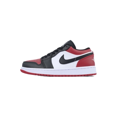 Air Jordan 1 Low Bred Toe 01