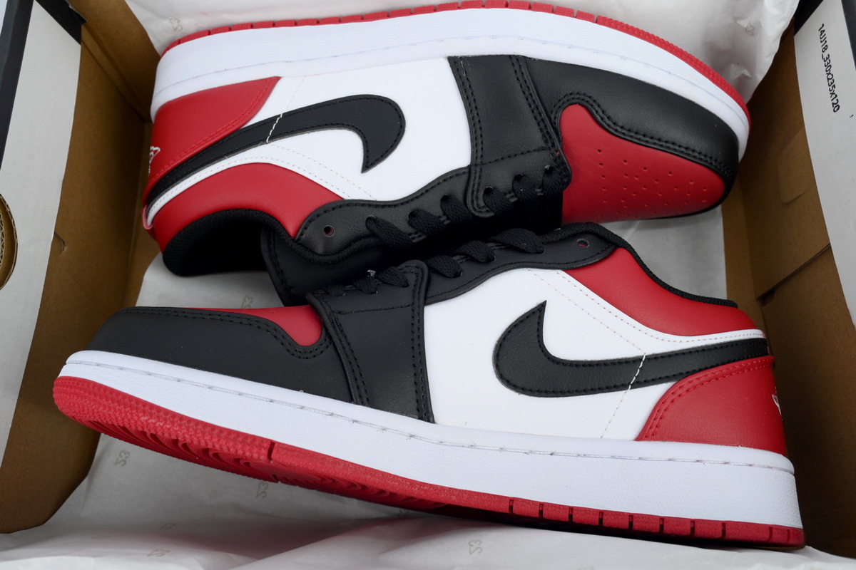 Air Jordan 1 Low Bred Toe