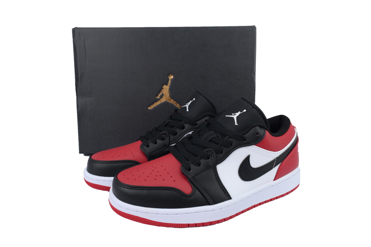 Air Jordan 1 Low Bred Toe
