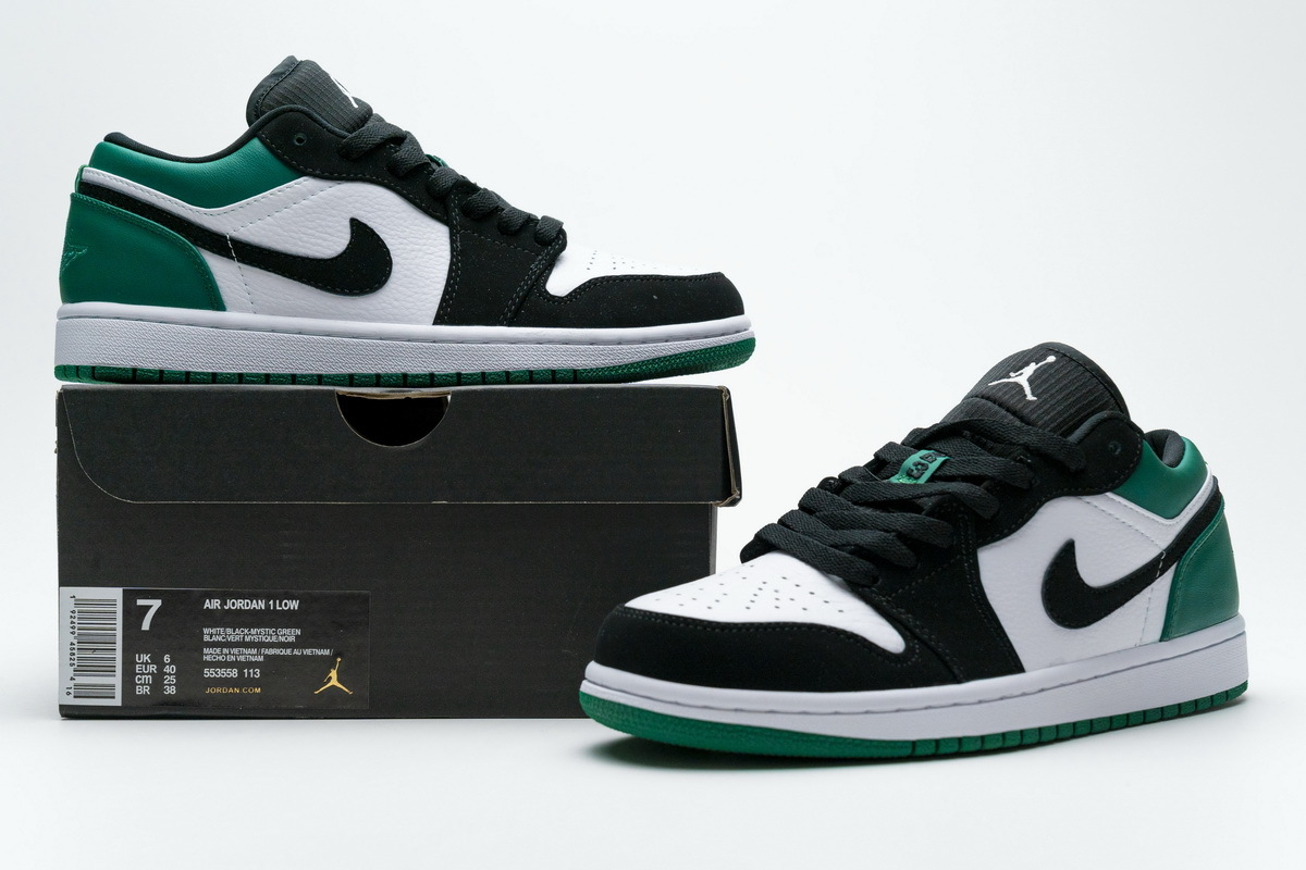 Air Jordan 1 Low Mystic Green