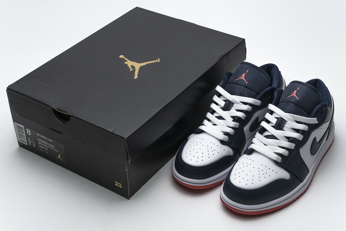 Air Jordan 1 Low Obsidian Ember Glow