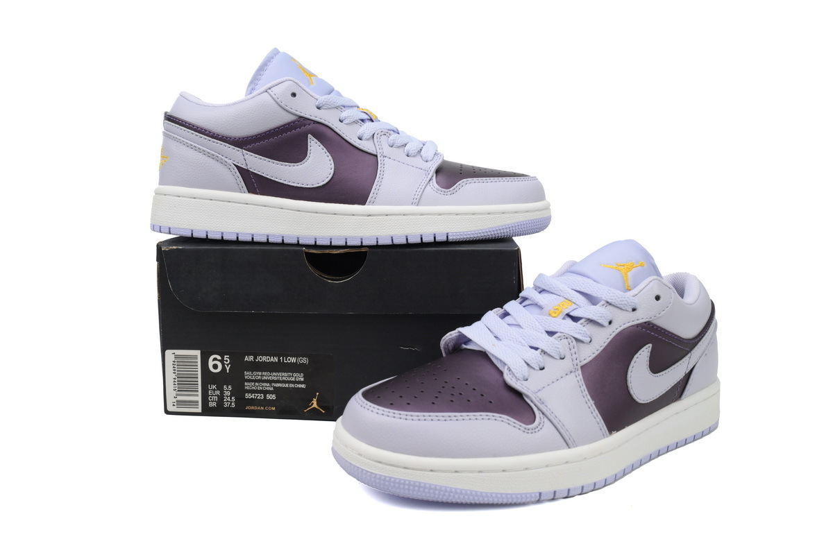 Air Jordan 1 Low Oxygen Purple