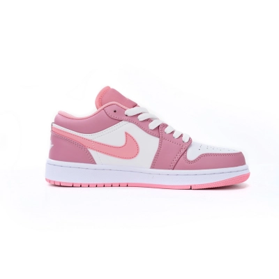 Air Jordan 1 Low Pink White 02