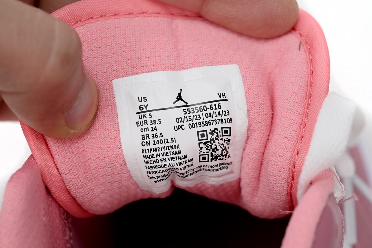 Air Jordan 1 Low Pink White