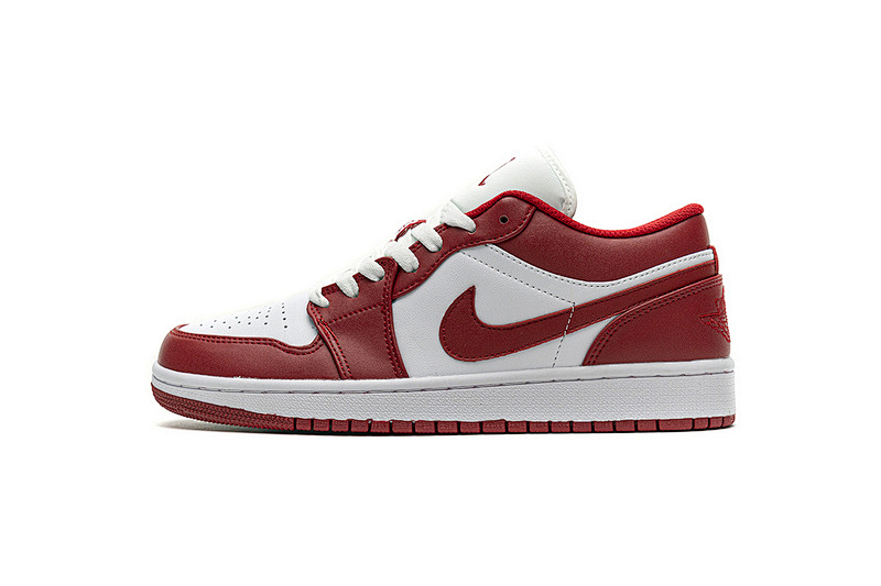Air Jordan 1 Low White Red 553558161