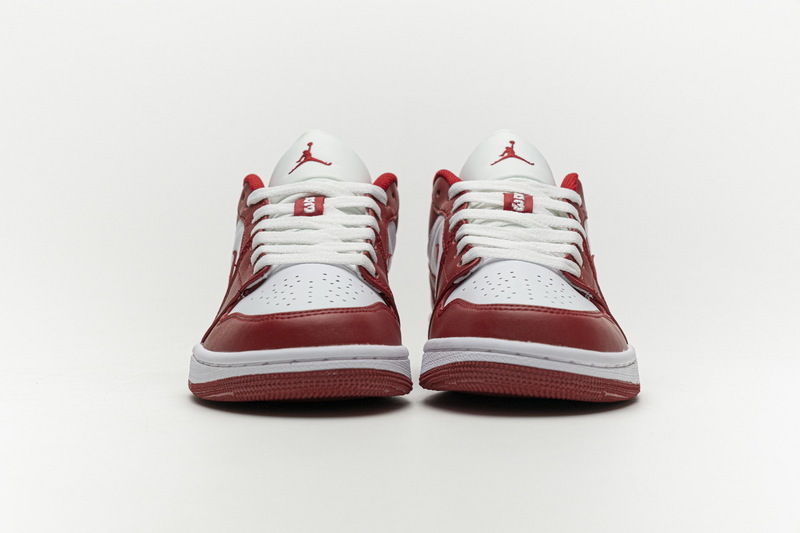 Air Jordan 1 Low White Red 553558161