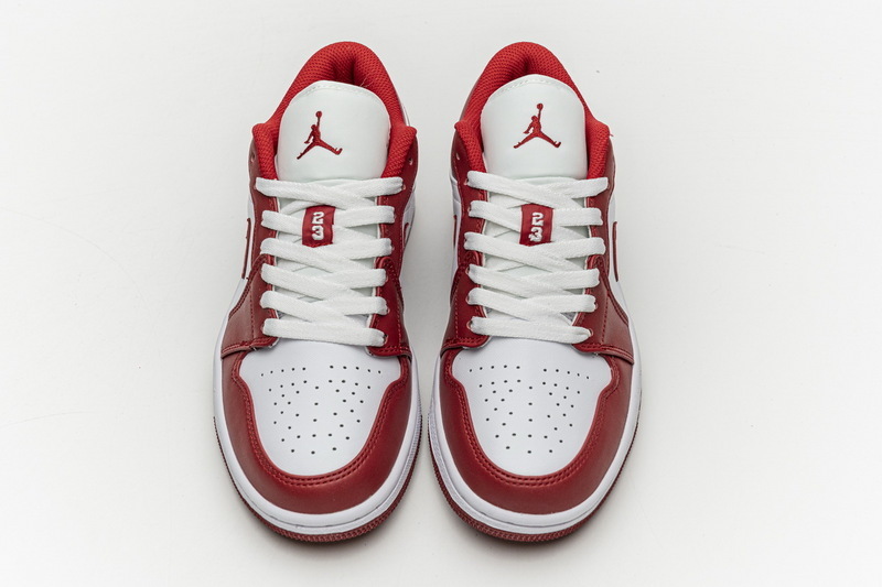 Air Jordan 1 Low White Red 553558161