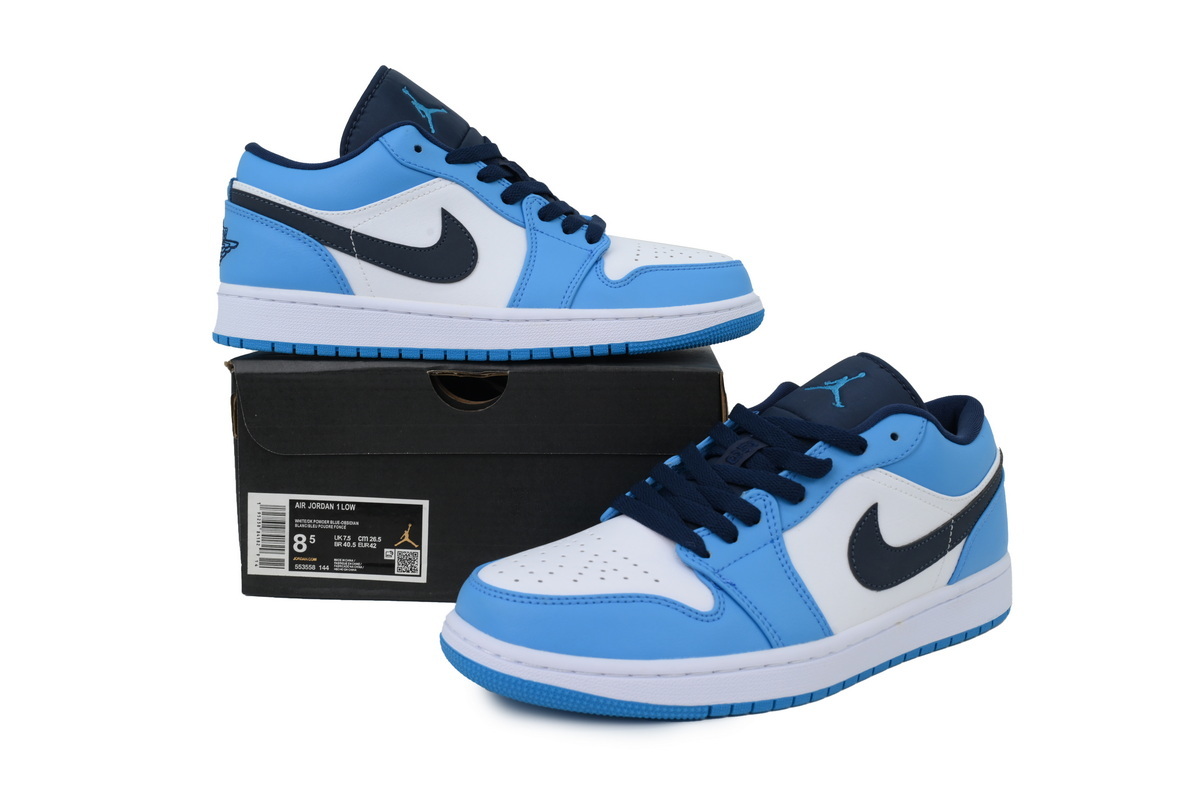 Air Jordan 1 Low University Blue 553558-144