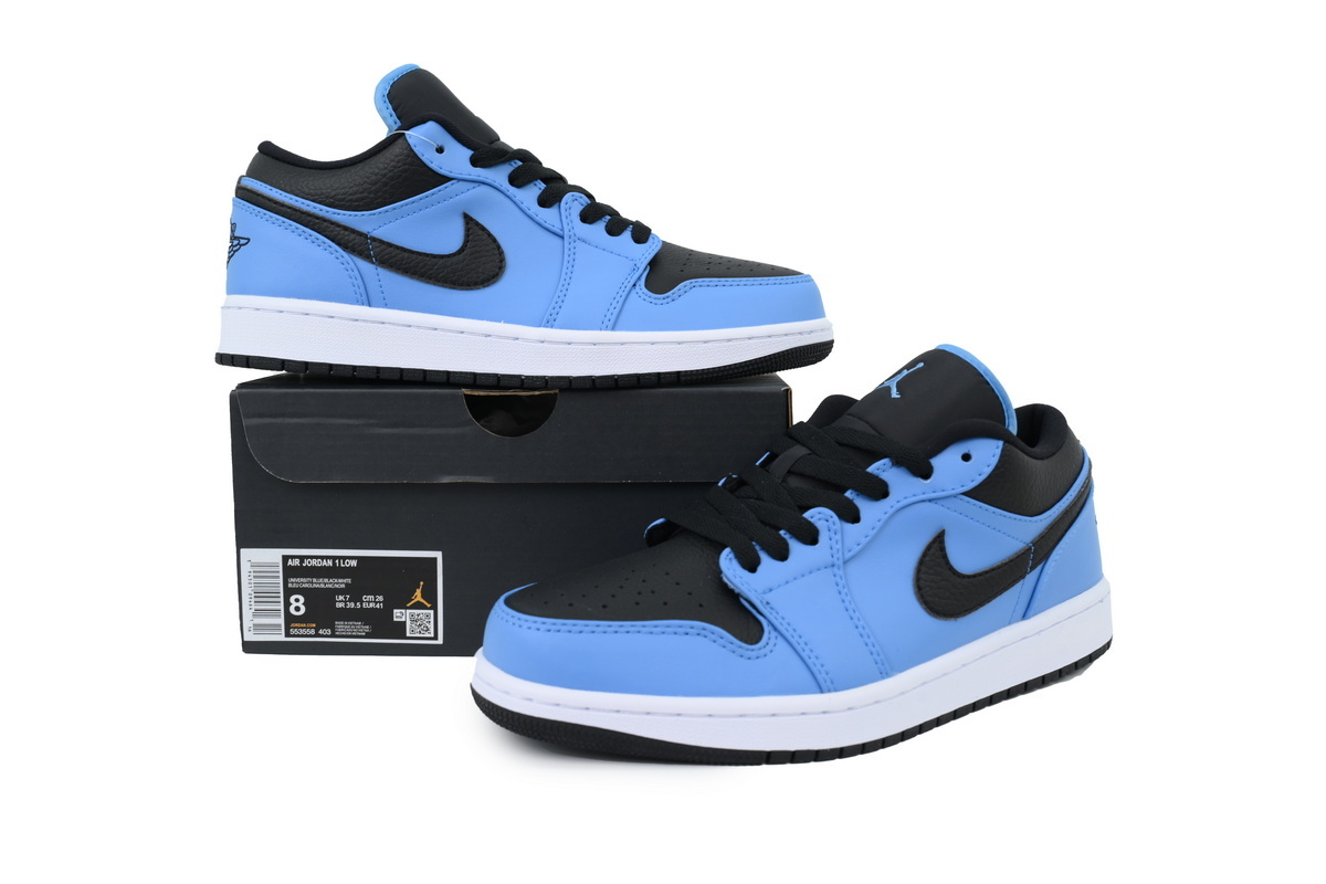Air Jordan 1 Low University Blue Black