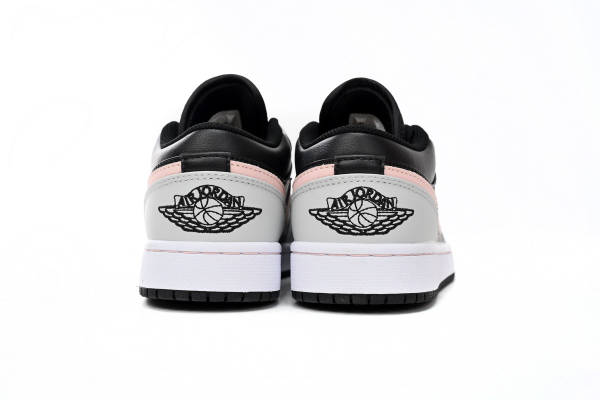 Air Jordan 1 Low White And Black Powder