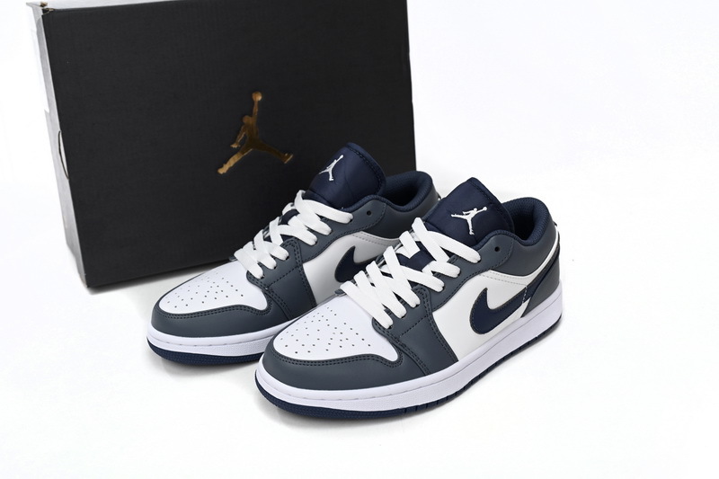 Air Jordan 1 Low White Gray Orchid