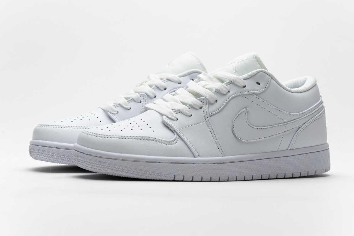 Air Jordan 1 Low White Pure Platnium