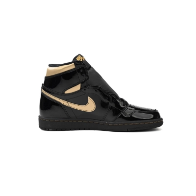 Air Jordan 1 Retro High Black Gold OG 02