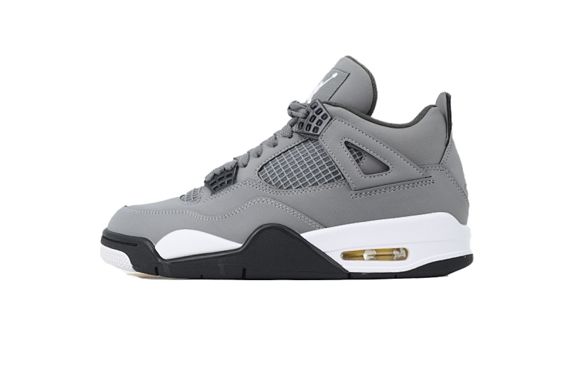 Air Jordan 4 Retro Gris, Blanco y Negro 308497007